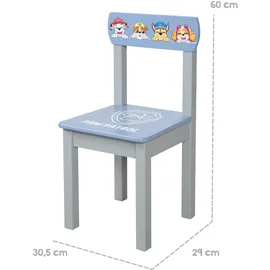 roba Kinderstuhl Paw Patrol Holz grau/blau