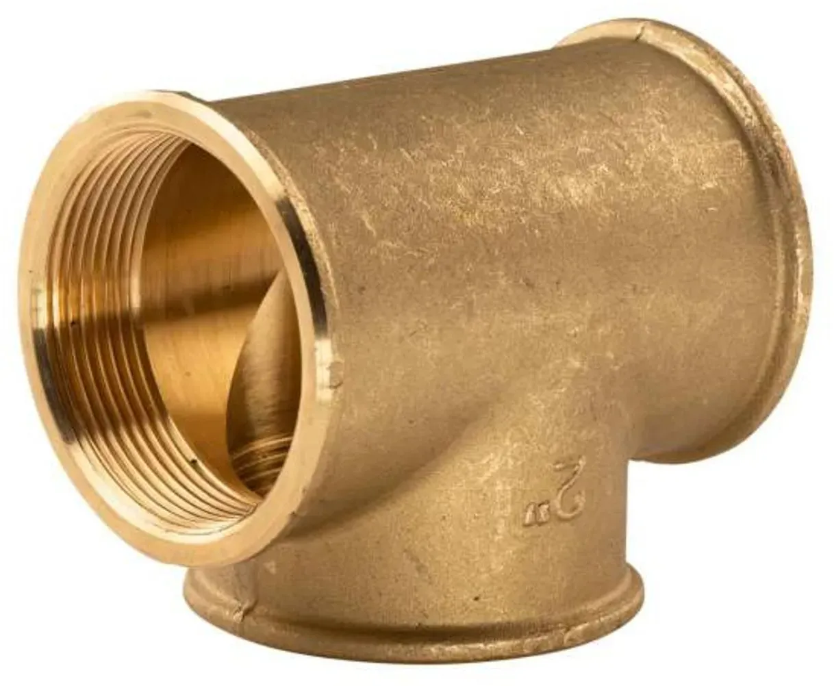 Messing Gewinde-Fitting T-Stück 2