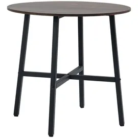Homcom Ø 80 cm braun