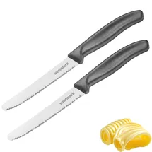 Westmark Daily-Slice Frühstücksmesser 2-tlg. Schwarz/Silber