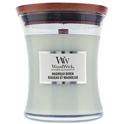 WoodWick Glas Medium/Magnolie Birke 0,61 kg