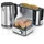 Arendo Wasserkocher 1,5 l Silber