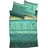 Satin smaragd 135 x 200 cm + 80 x 80 cm