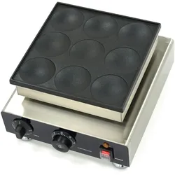 Maxima Gastro Pfannkuchenmacher - 9 Pfannkuchen - Jeweils Ø8 cm