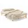 Homestyle4u Holzbett 120 x 200 cm Braun