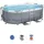 BESTWAY Power Steel Frame Pool oval Set 305 x 200 x 84 cm inkl. Filterpumpe