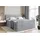 altdecor Boxspringbett EDITA-Z KING - 160x200 - H3/H4 - Hellgrau