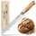 Moritz & Moritz Brotmesser 20 cm Ergonomischer Griff aus Akazienholz/Grau
