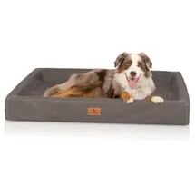 Knuffelwuff Hundebett Austin XXL 120 x 100 cm braun/grau