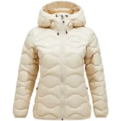 PEAK PERFORMANCE Damen Jacke W Helium Down Hood, SAND FOG, M