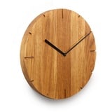 Natuhr Funkwanduhr Natuhr Funk Wanduhr Holz Solide Massivholz puristisch, modern