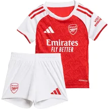 adidas Arsenal Heim Baby-Minikit 2025/26 JI9535 - better scarlet/white 74