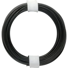 Donau Elektronik 118-1 Litze 1 x 0.14mm2 Schwarz 10m