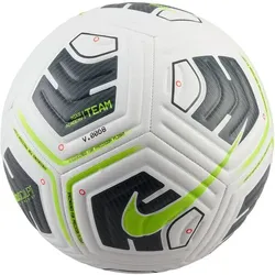 NIKE Ball Academy Soccer Ball, WHITE/BLACK/VOLT, 5