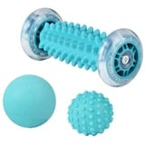 3-teiliges Massageball-Set Fußmassagegerät Roller Ball Set für Plantarfasziitis Fersensporn Muskelkater Fußroller Massageball Tiefengewebsakupressur Erholung Fußmassagegeräte