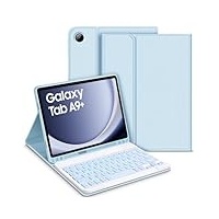 GOOJODOQ für Samsung Galaxy Tab A9+/A9 Plus 11" 2023 Tastatur Hülle, QWERTZ Abnehmbare Tastatur mit Schutzhülle für Galaxy Tab A9+ 11 Zoll 2023 SM-X210/X215/X216, Blau