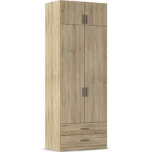 Rauch Wäscheschrank GAMMA 91 x 248 x 54 cm Eiche sonoma