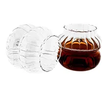 Mulex Gläser-Set aus Borosilikatglas mit Bubble-Riffle-Design 0,35 l 12-tlg.