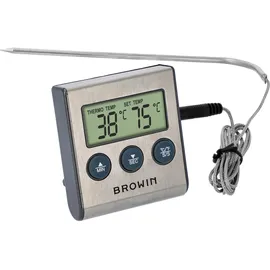 BROWIN Bratenthermometer 1,5 m rostfrei