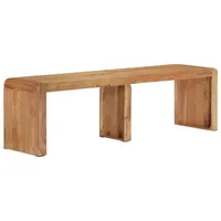 VidaXL Essbank Sitzbank 160x38x45 cm Massivholz braun 160 cm