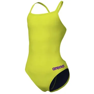 Arena Mädchen Badeanzug TEAM SWIMSUIT CHALLENGE SOLID 004765-650 128 - Soft Green - 128
