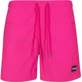 URBAN CLASSICS Badeshorts Urban Classics Block Neonpink 3XL