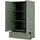 OTTO home Drehtürenschrank Cross 89 x 150 x 40 cm Grün
