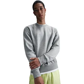 Nike Club BB Crew Dk Grau Heather/Weiß 3XL