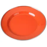 Gräwe Kinderteller emailliert 20 cm rot-orange
