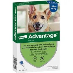 Advantage 400 Lösung Pipetten Hunde ab 25 kg