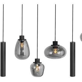 Steinhauer - hängeleuchte - Reflexion - schwarz - glas metall -