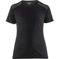 Blåkläder Blaklader 347910429998XXXL Damen T-Shirt, Schwarz/Dunkelgrau, Größe XXXL