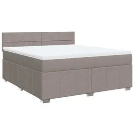 vidaXL Boxspringbett 180 x 200 cm Taupe