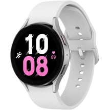 Samsung Galaxy Watch5 Silver 44 mm BT Sport Band White