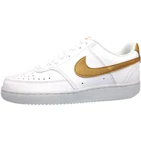 Nike Court Vision Low Next Nature Damen White/Metallic Gold/White 40