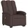 vidaXL Elektrischer Massagesessel mit Aufstehhilfe Polyester 93 x 101 x 93 cm Dunkelbraun
