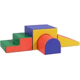 Homcom Bausteinset Kunstleder, Schaumstoff