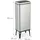 Relaxdays Mülleimer 60 l Silber