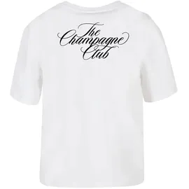 miss tee The Champagne Club T-Shirt weiß 4XL