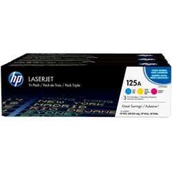 HP 125A (CF373AM) Original LaserJet Tonerkartuschen 3er-Pack