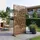 casa.pro Balkonverkleidung 180 x 90 cm Braun Stahl