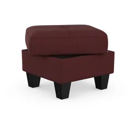 sit&more Stauraumhocker SIT & MORE "Belluci", lila (chianti), B:58cm H:48cm T:58cm, Hocker, mit Stauraum