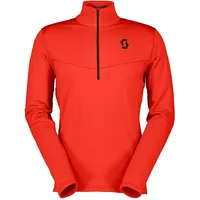 Scott Defined Light Fleece Mit Halbem Reißverschluss - Turbo Red - XL