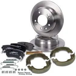 Bestprice Bremscheiben + Beläge + Bremsbacken + Zubehör Hinten für Hyundai, Kia