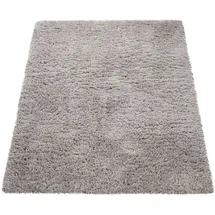 KADIMA DESIGN Hochflorteppich 120 x 160 cm Grau