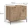 Vicco Waschtischunterschrank Eliza Viking Oak 70 x 63 cm mit 2 Türen