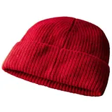 Next Beanie Beanie aus Wolle und Kaschmir (1-St) rot