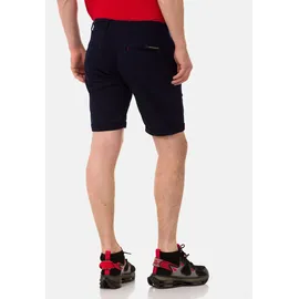 Cipo & Baxx "Shorts", Herren, Gr. 36, Normalgrößen, blau (navyblau), 97% Baumwolle, 3% Elasthan, unifarben, regular fit knielang, Hosen Stoffhose, im unifarbenen Look
