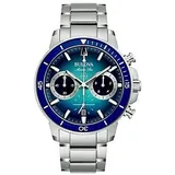 Chronograph Bulova Versilbert/Stahl Mit Schraube  Kollektion Marine Star - mann