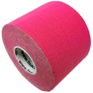Nastro kinesiologico LisaCare - Rosa 5cm x 5m 1 pz Bendaggio/i